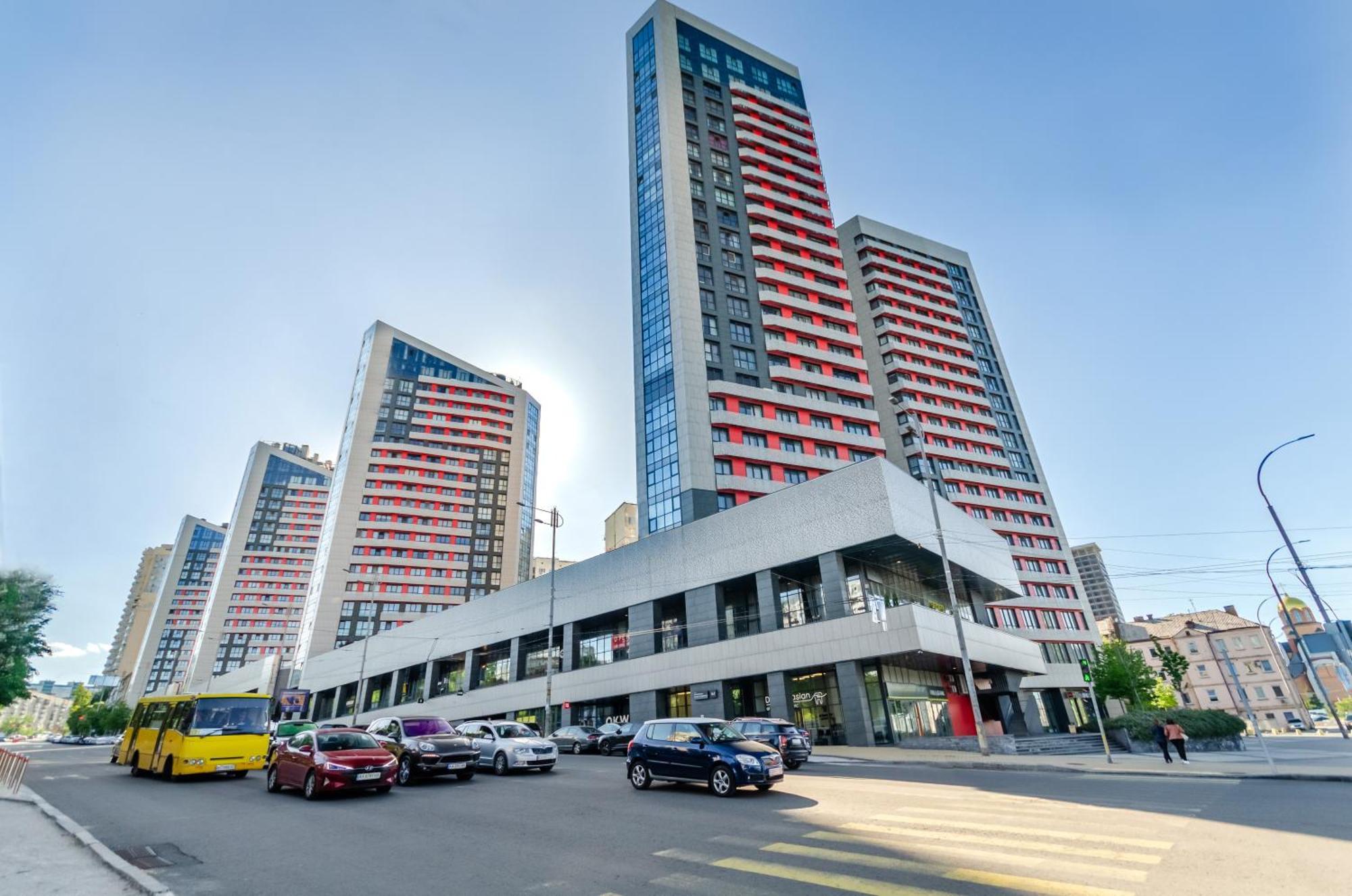Petrovdom 205-206 Panoramic City View Apartments At Rc Kvartet, Central Railway Station Kiev Exterior foto