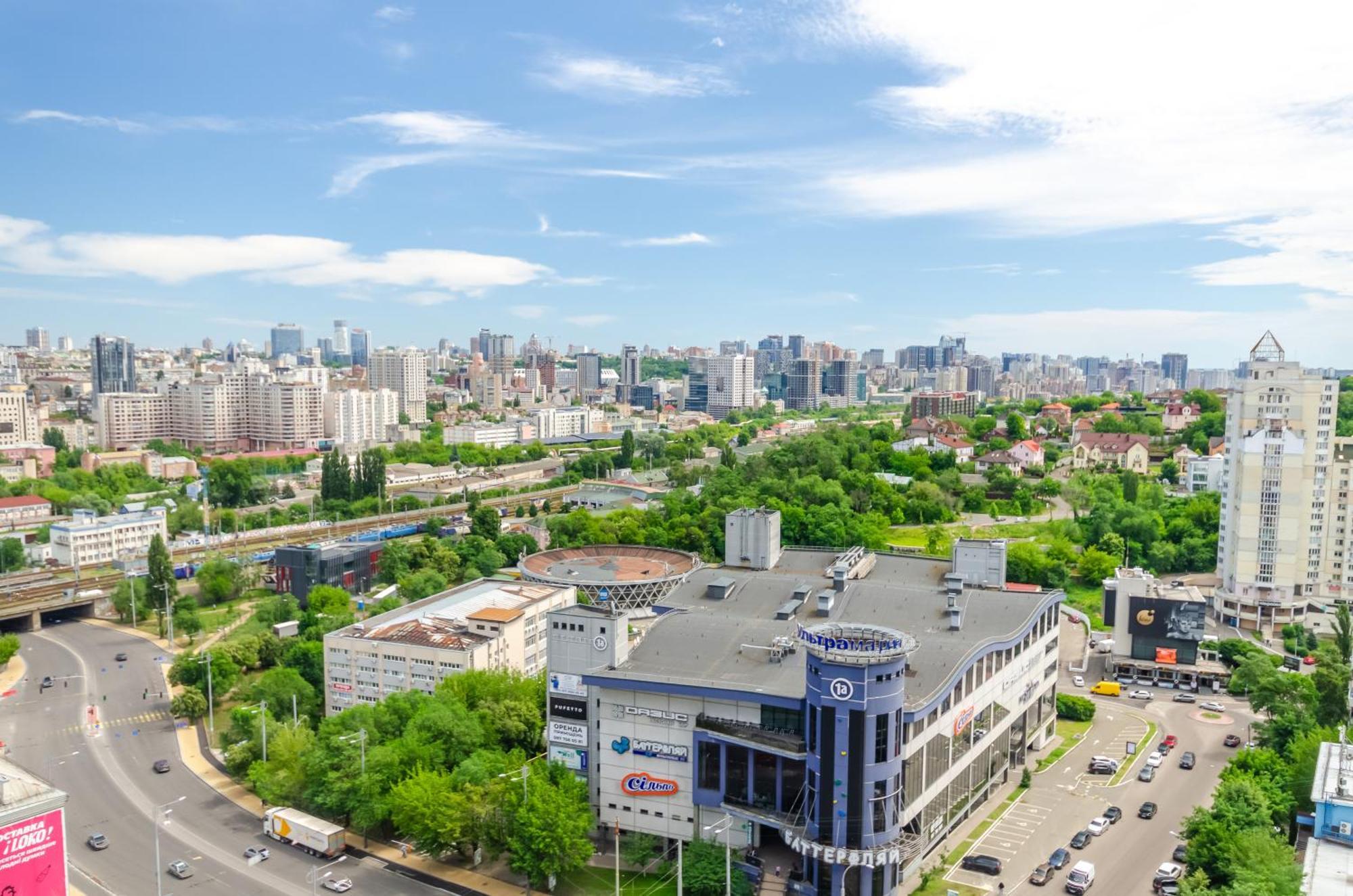 Petrovdom 205-206 Panoramic City View Apartments At Rc Kvartet, Central Railway Station Kiev Exterior foto